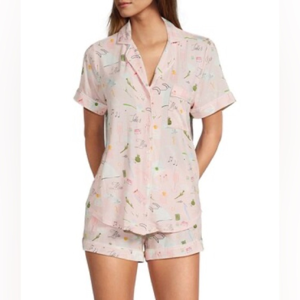 Kate Spade With Love Shorty Bridal Pajama Set - Picture 2 of 11